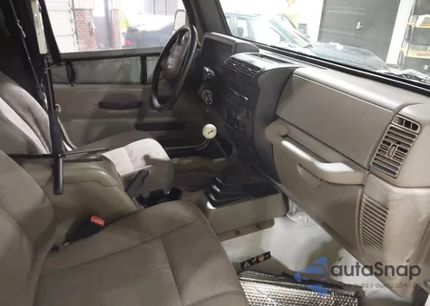 2004 Jeep Wrangler X из США, поврежденный, VIN 1J4FA39S54P799889